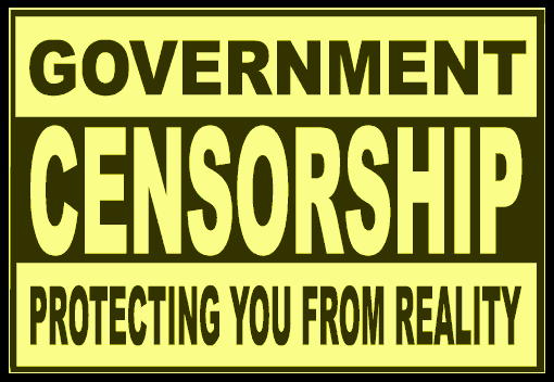 153 News - Because Censorship Kills - censorship black on yellow