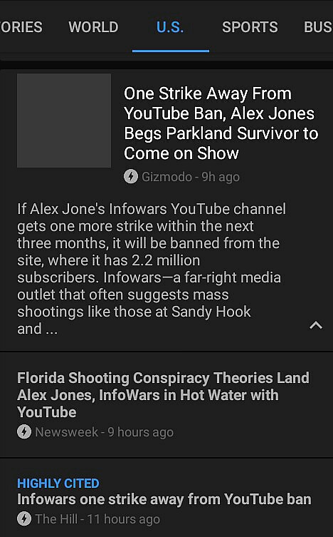 153 News - Because Censorship Kills - Poor Alex......