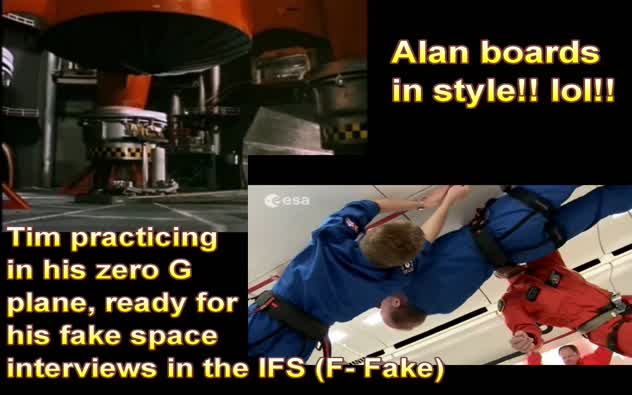 Tim Peake's (UK  AstroNOT) Soyuz Launch Versus Alan in Thunderbird 3