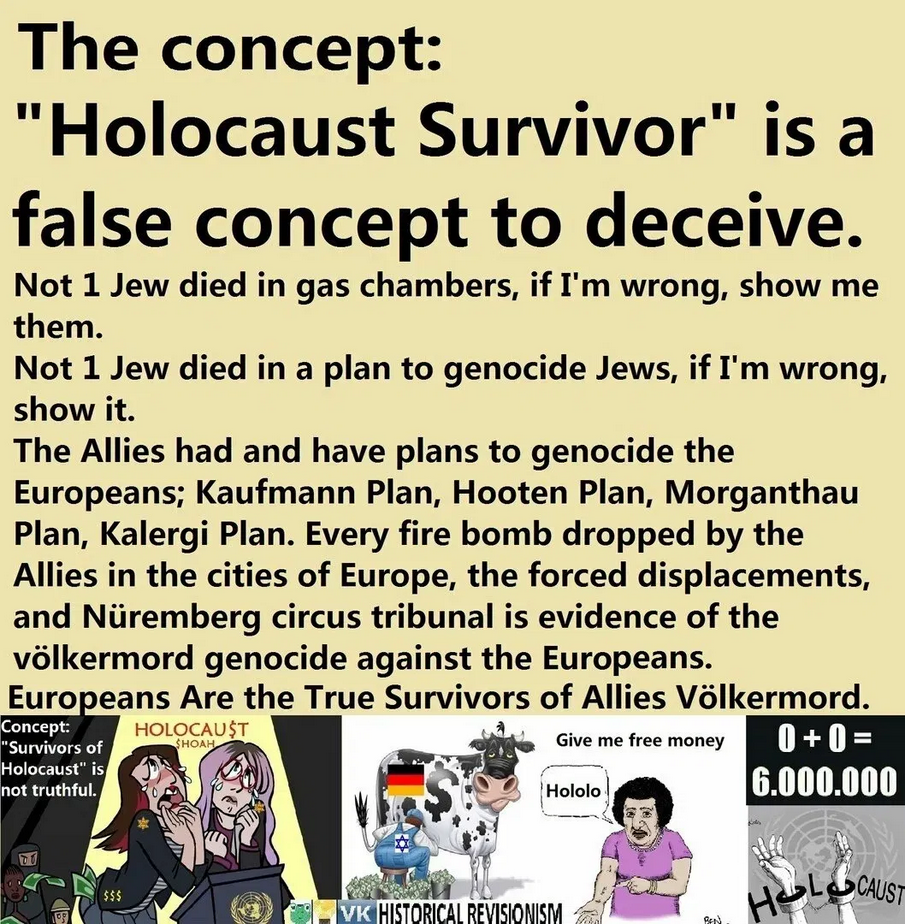 holocaust survivor lies jews.png