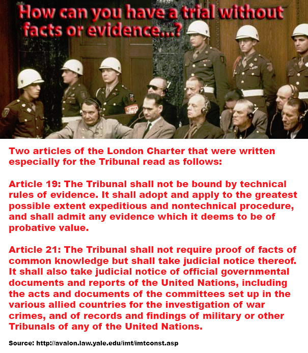 holocaust lies nuremburg jews tortured germans no evidence allowed.jpg