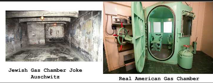 real gas chamber vs fake holocaust lies jews.png