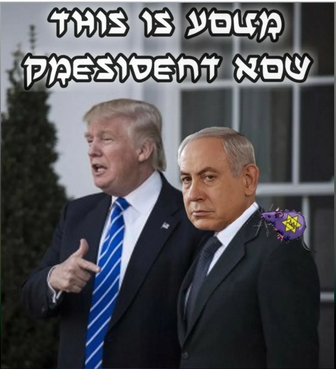 this is your president israel netanyahu trump.webp
