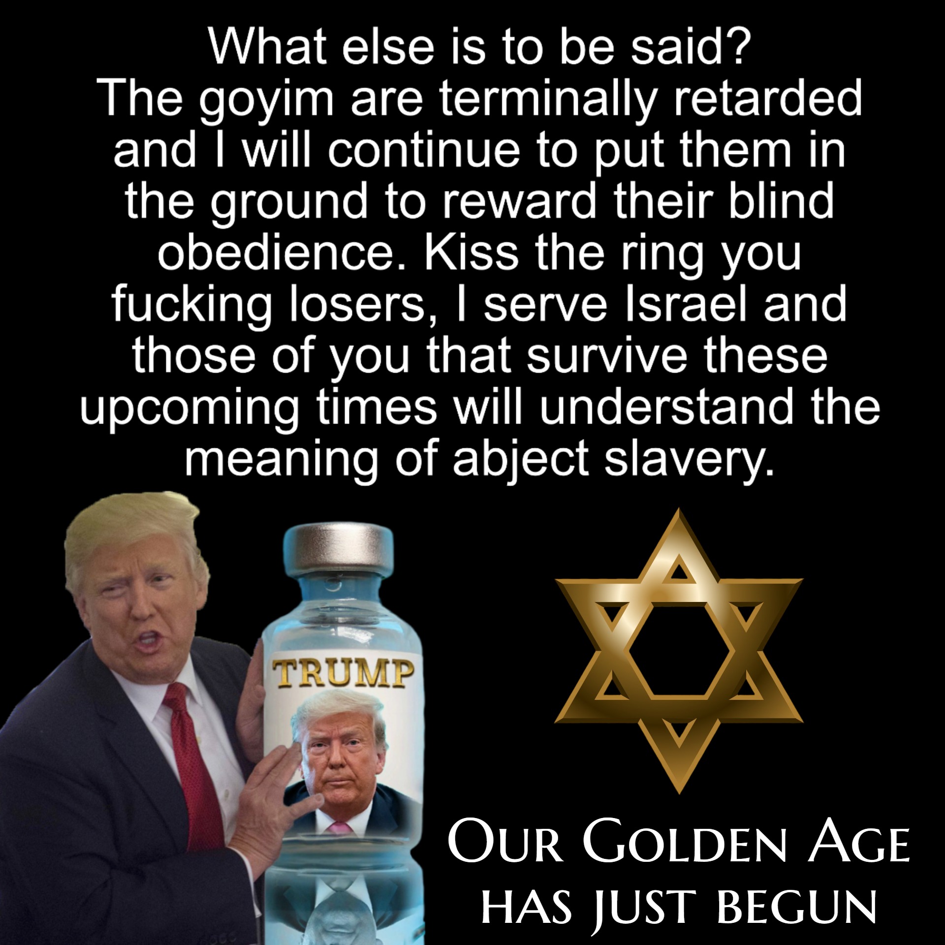 mine trump vaccines golden age.jpeg