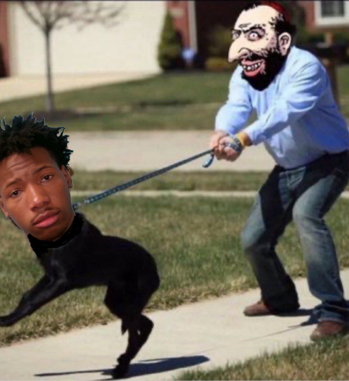 Karmelo anthony hoax dog on jew chain.jpg