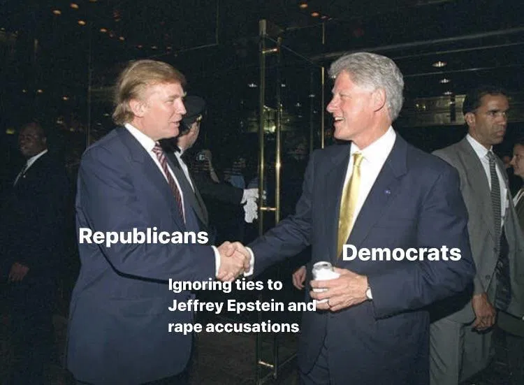 trump bill blinton jeffrey epstein charges ignored.webp