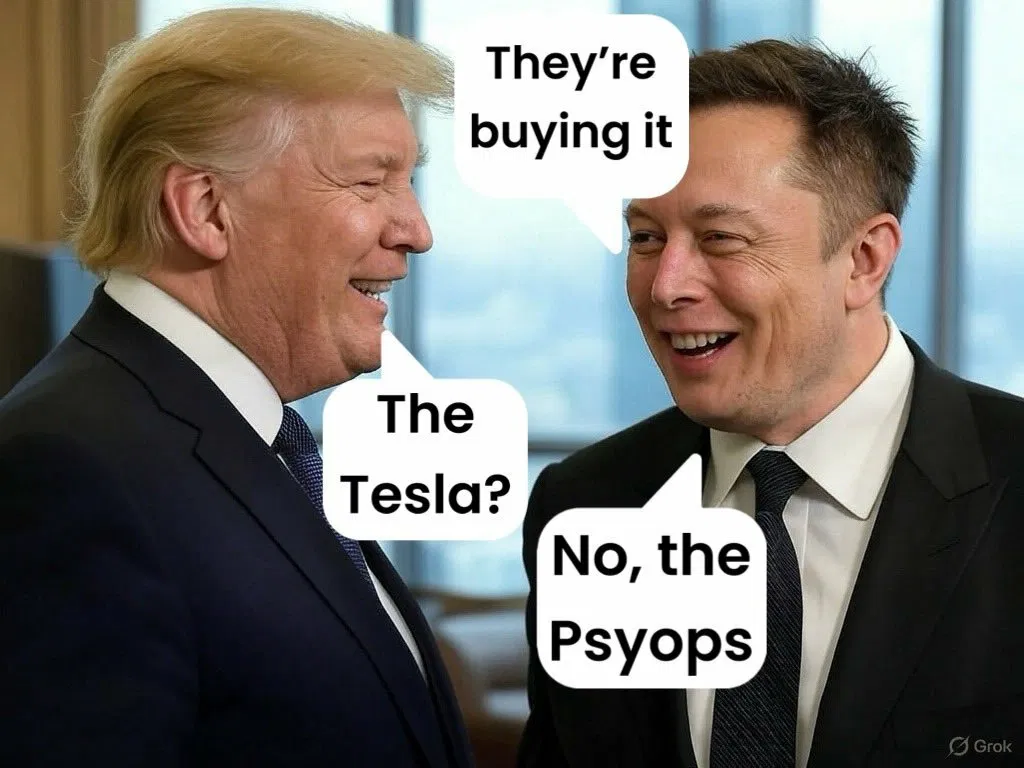trump elon musk psyops tesla.webp