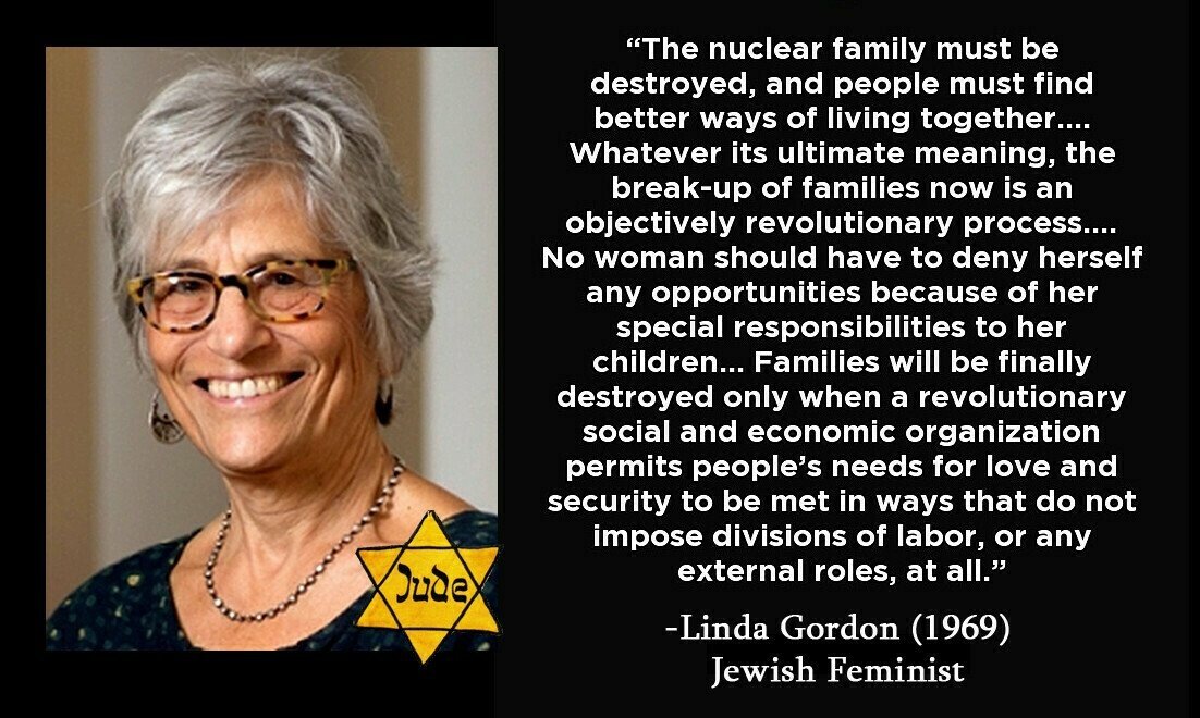 linda gordon jews family must be destroyed.jpg