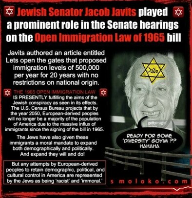 jacob javits on committe jews israel immigration.jpg