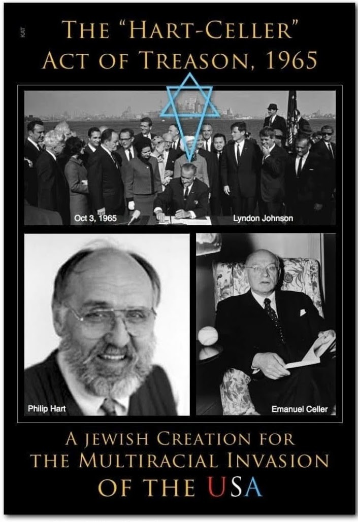 hart cellar act of treason bring blacks into white lands immigration jews.jpeg