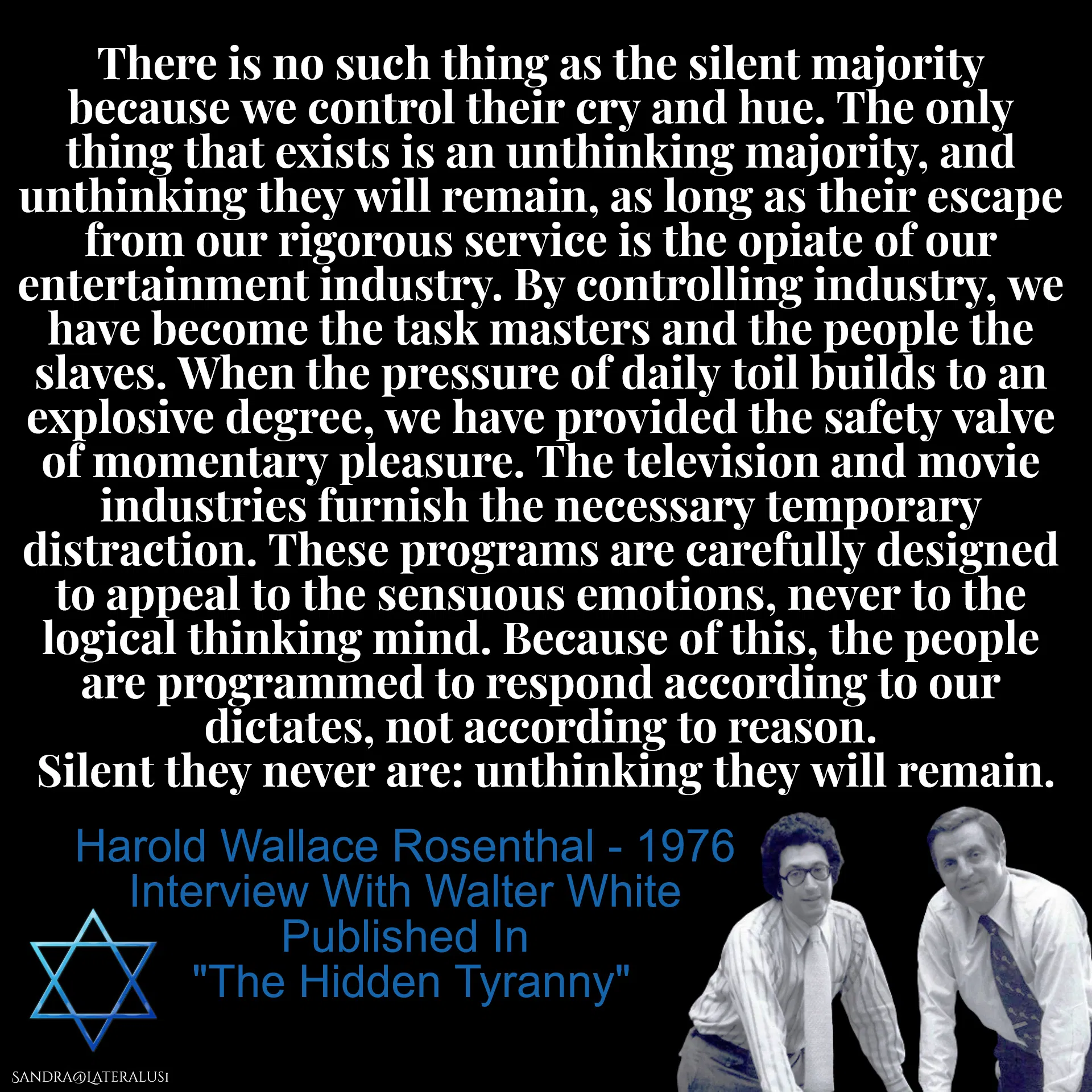 mine rosenthal silent majority.webp