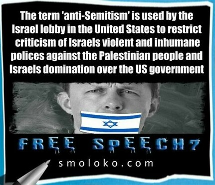 anti semitism jews israel use it to silence free speech.jpg