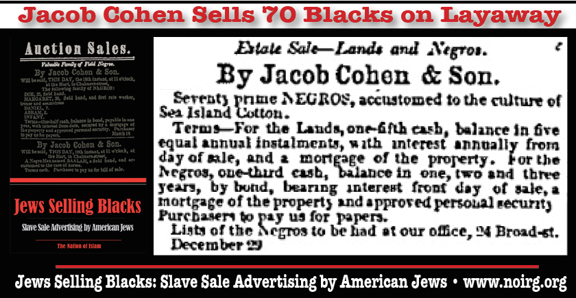 cohen jews sells black slave trade.jpg