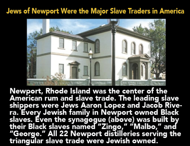 Jews and the black slave trade newport.png