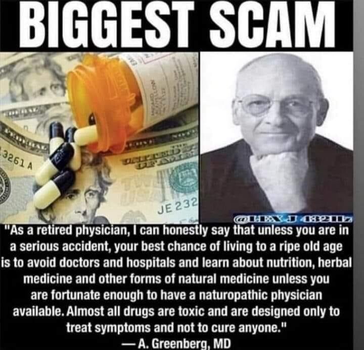GREENBERG DO NOT TAKE MEDICINE BIG PHARMA VACCINES IF YOU WANT TO LIVE HEALTH.JPG