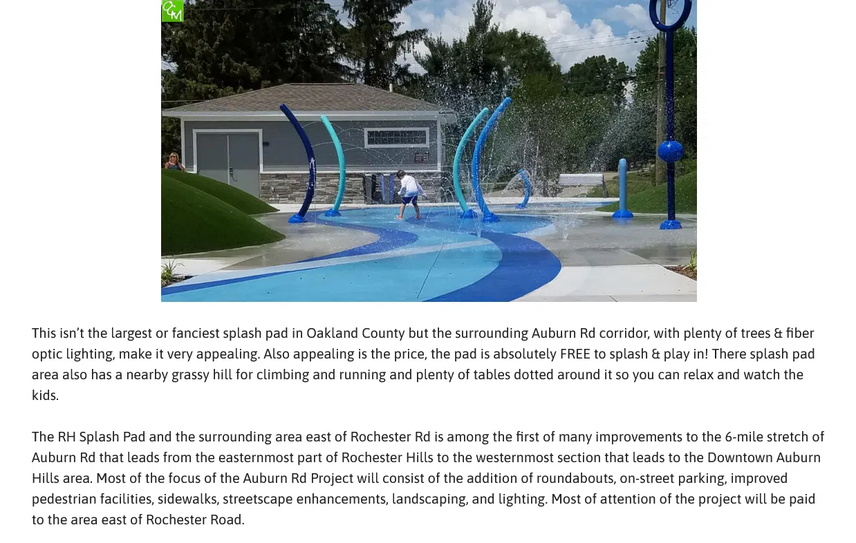 rochester hills splashpad owned by government.webp