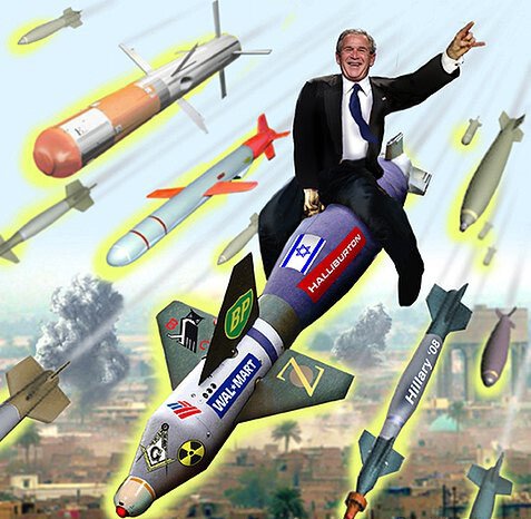 GEORGE BUSH JEWS WALMART IMAGE ART.JPG