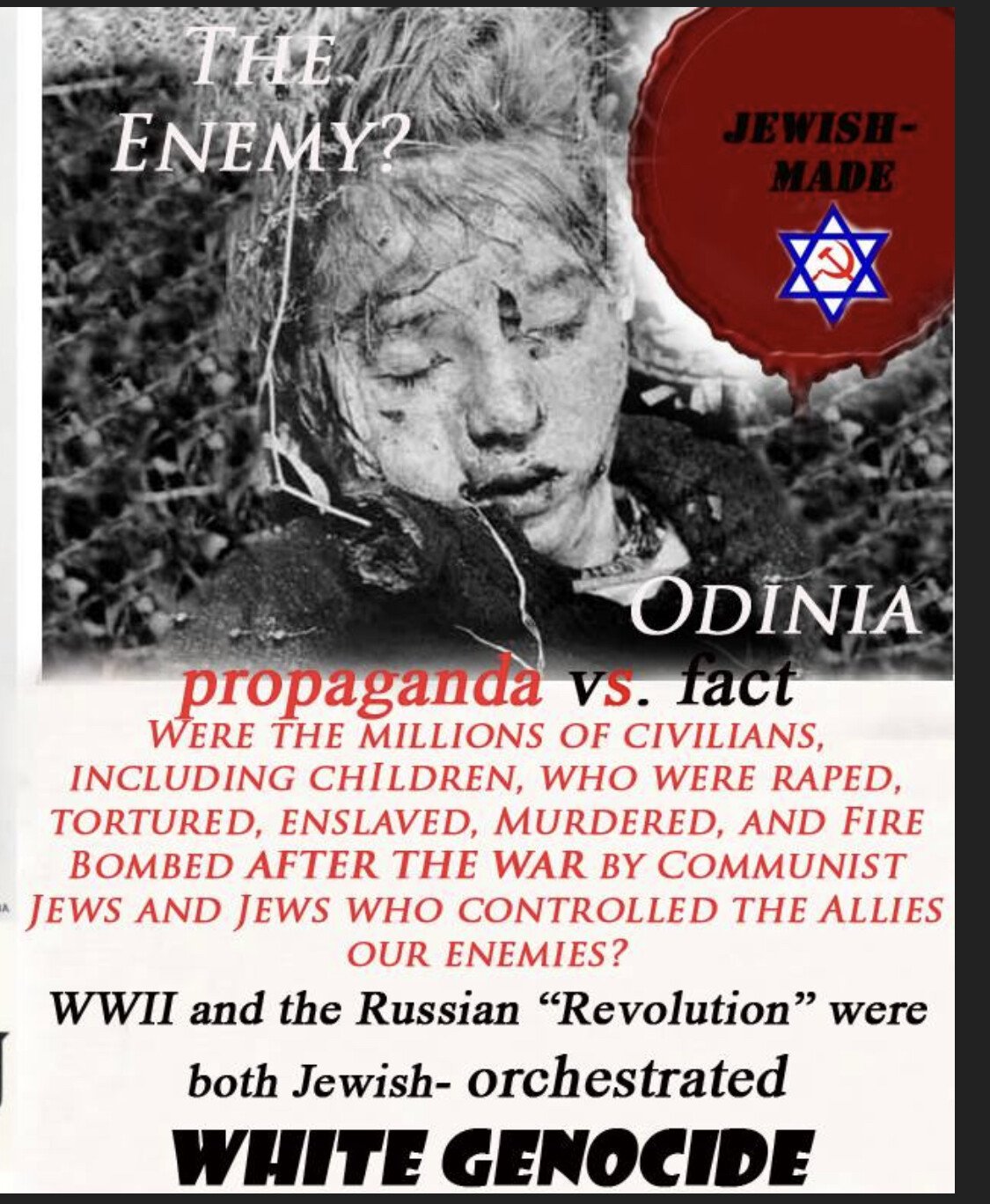 WW2 PROPAGANDA VS FACT JEWS BOLSHEVIK HOLODOMOR WHITE GENOCIDE.JPG