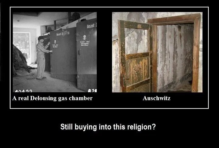 still buying the holocaust story gas chambers door.webp