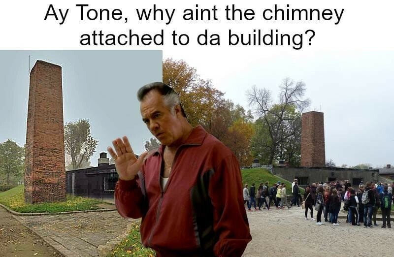 holocaust jews lie why isnt chimmney attached to building sopranos.jpg