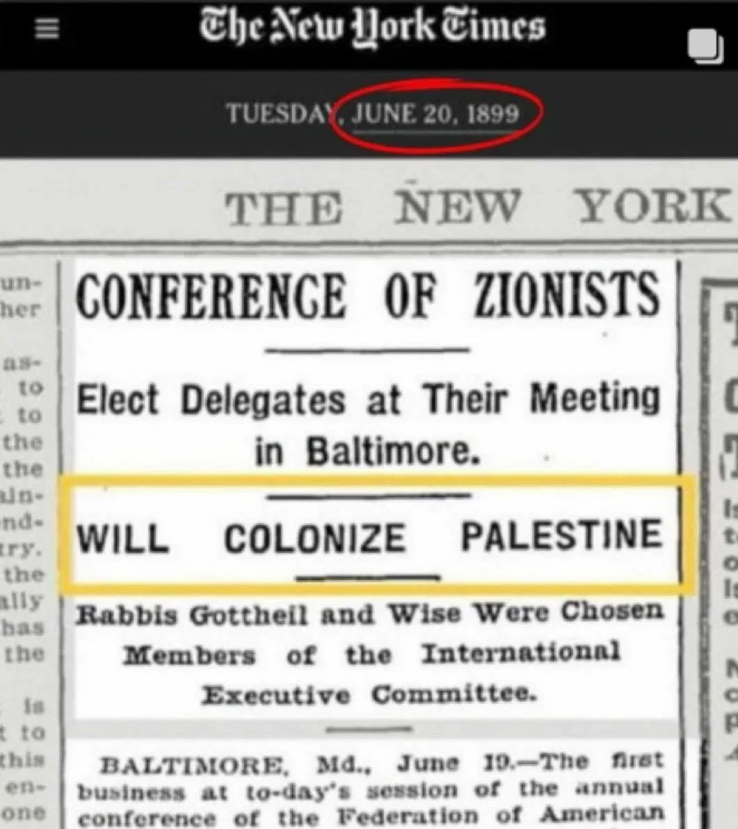 1899 article jews plan to colonize palestine.webp