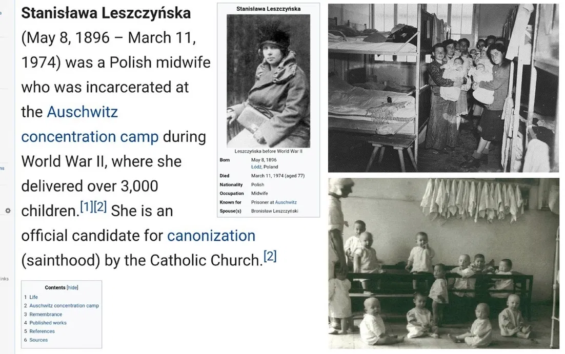 polish midwife auscwitz holocaust jews lies.webp